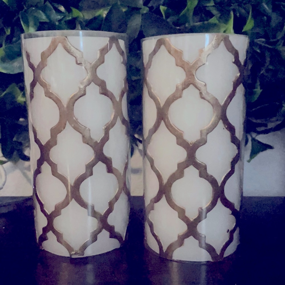 Pair of Z Gallerie Candles